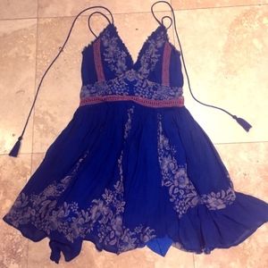 Free People summer asymetrical mini dress